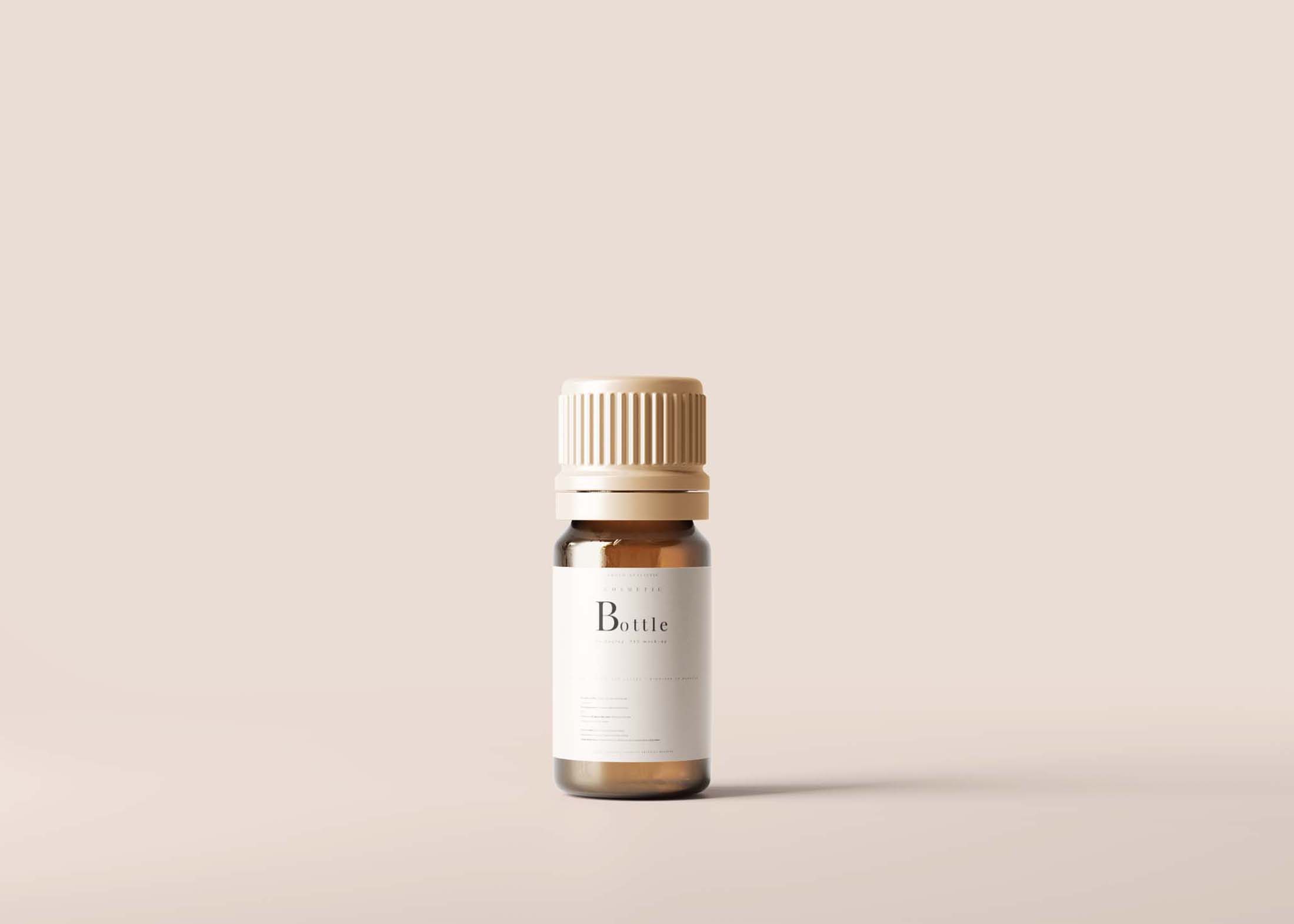 Realistic Medical Syrup Bottle Mockup Medical Syrup Bottle Mockup 3