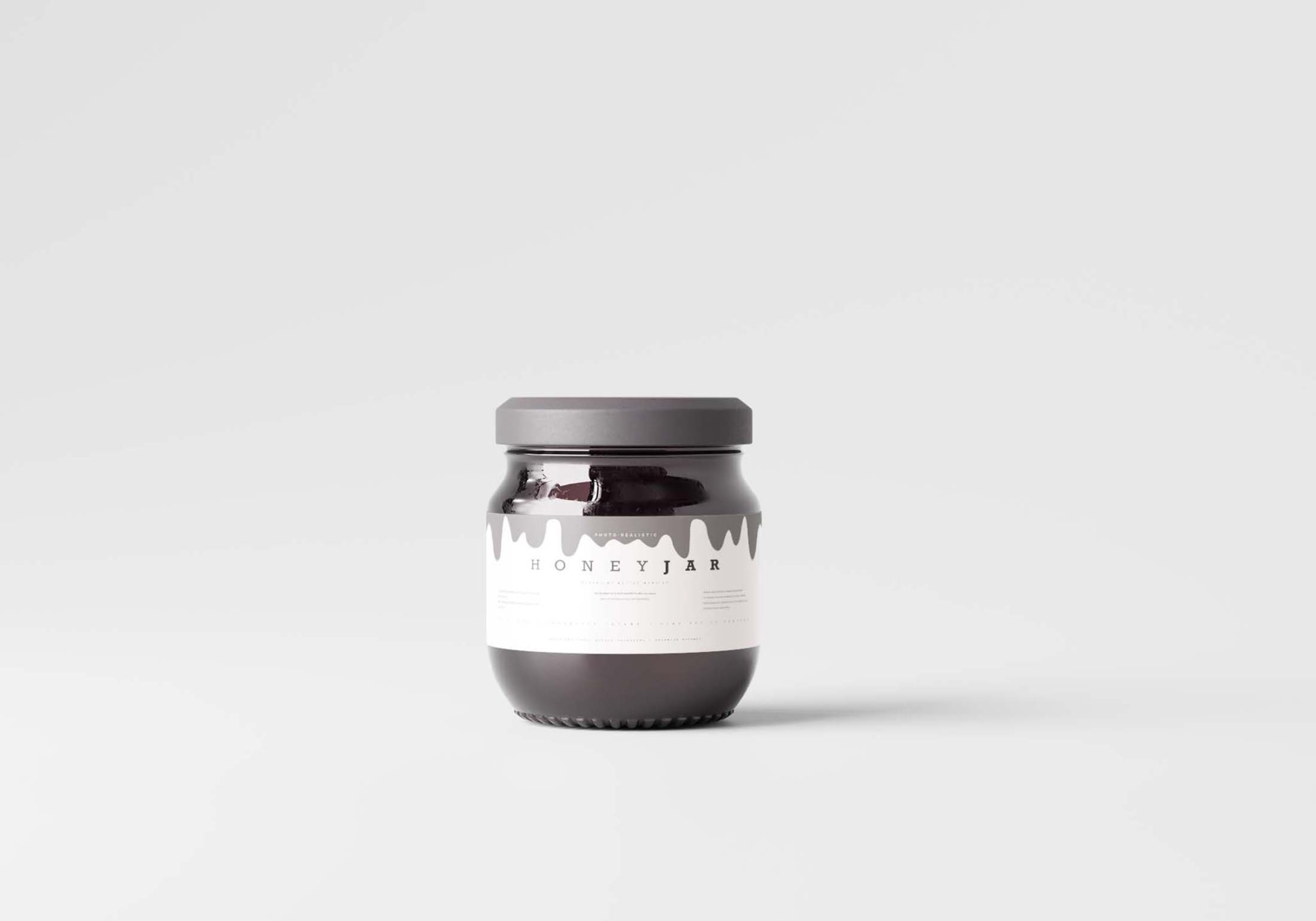 Realistic Honey Jar Mockup Download New Honey Jar Mockup PSD 3