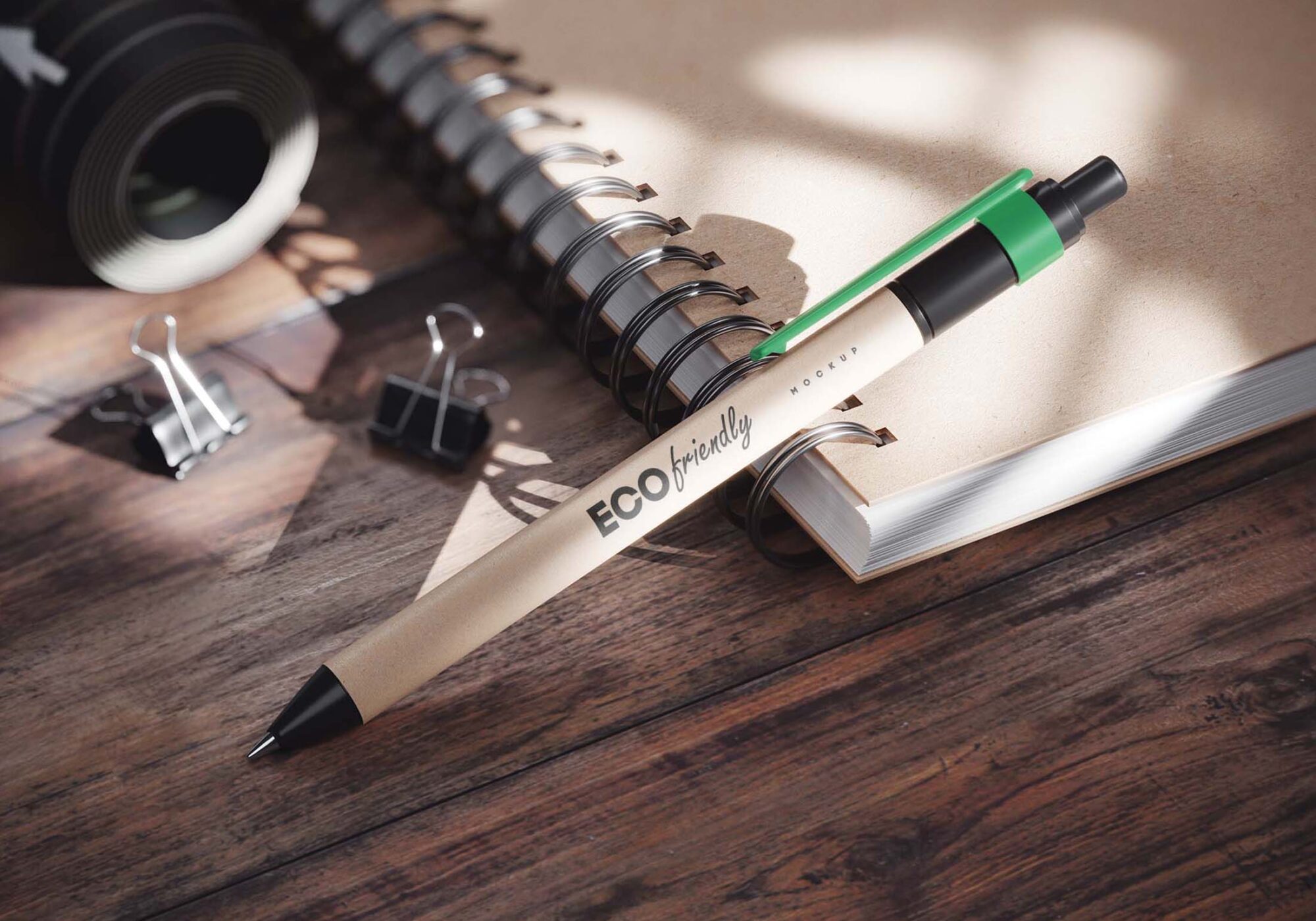 Stylish Pen Mockup for Designers Pen Mockup 3