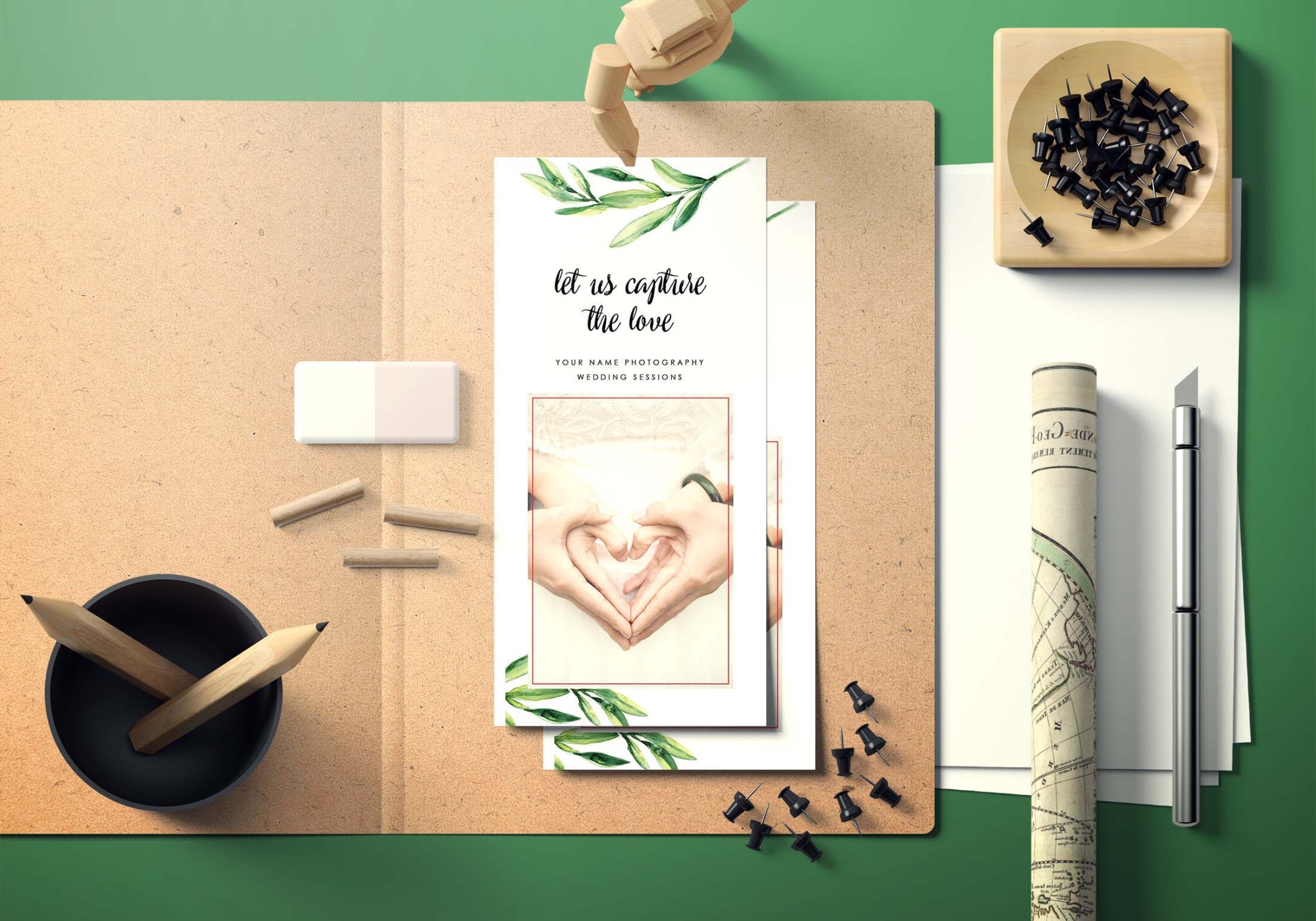 Free Rack Card Mockup Download Rack Card Mockup PSD 2 1