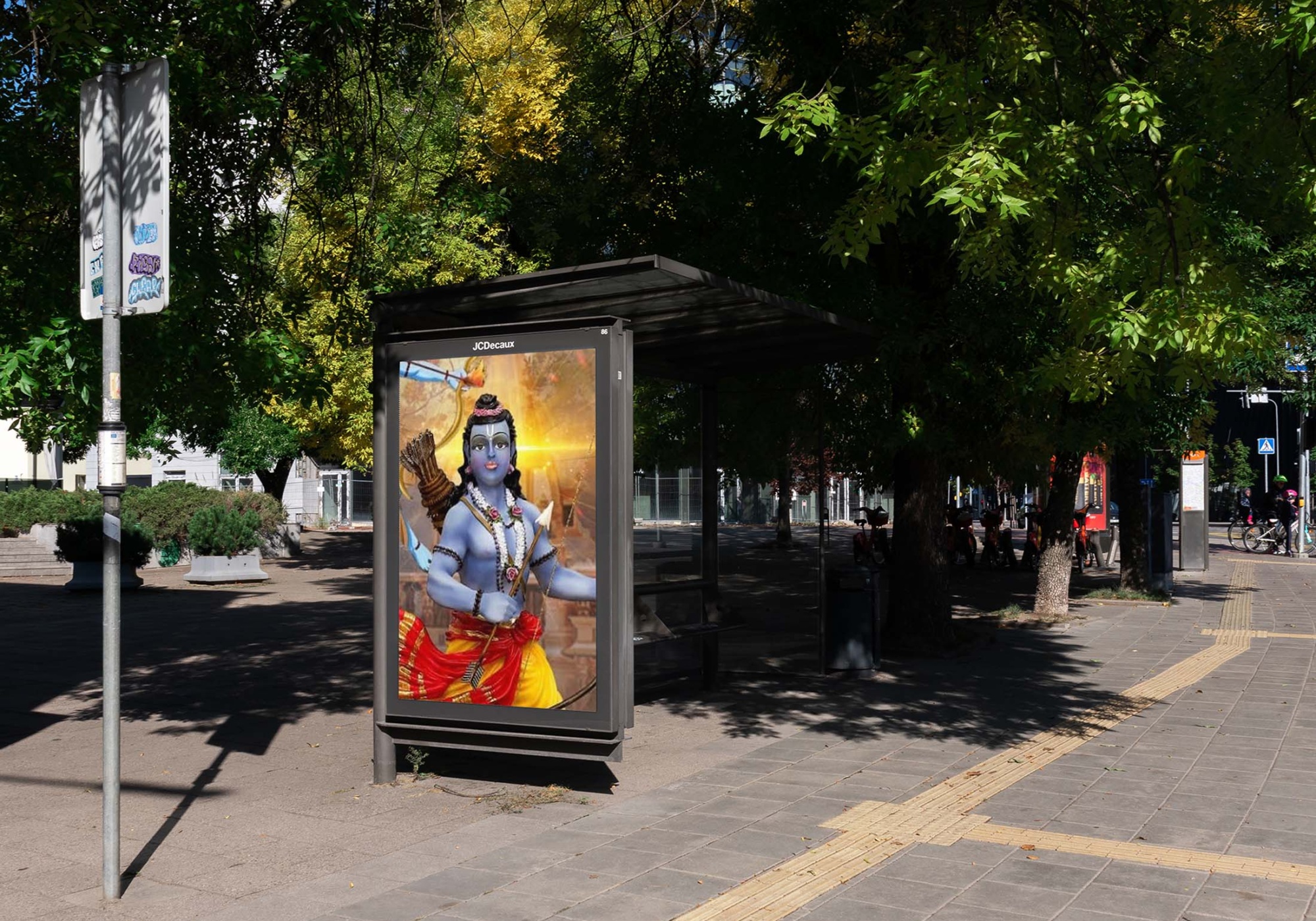 Shri Ram Billboard Mockup PSD 9