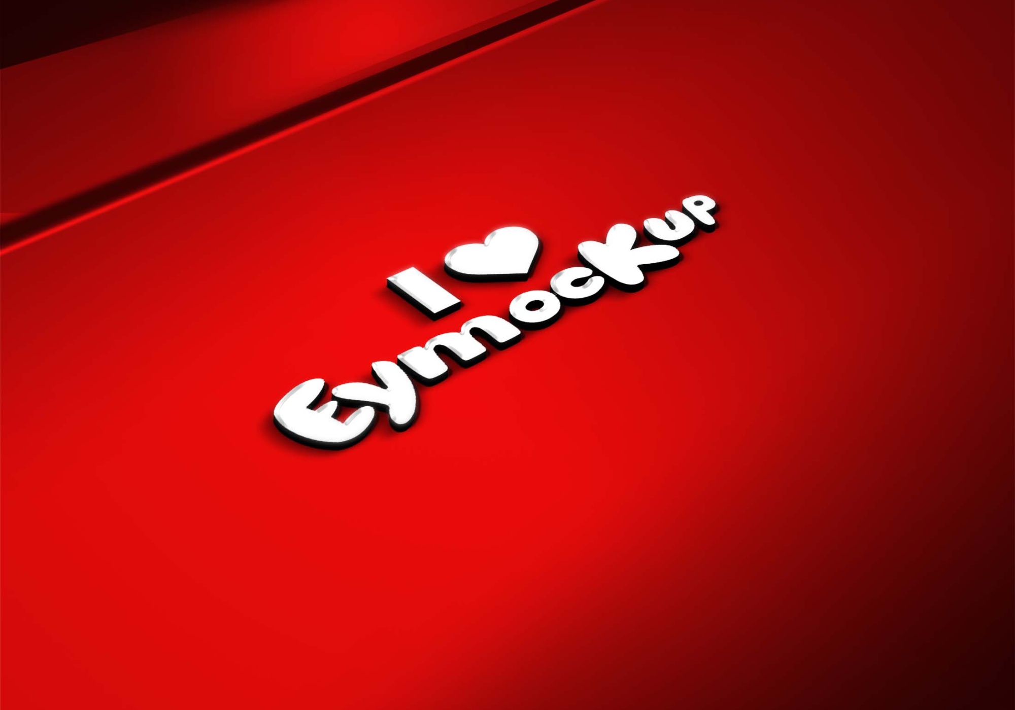 Simple and Modern 3D Logo Mockup 2