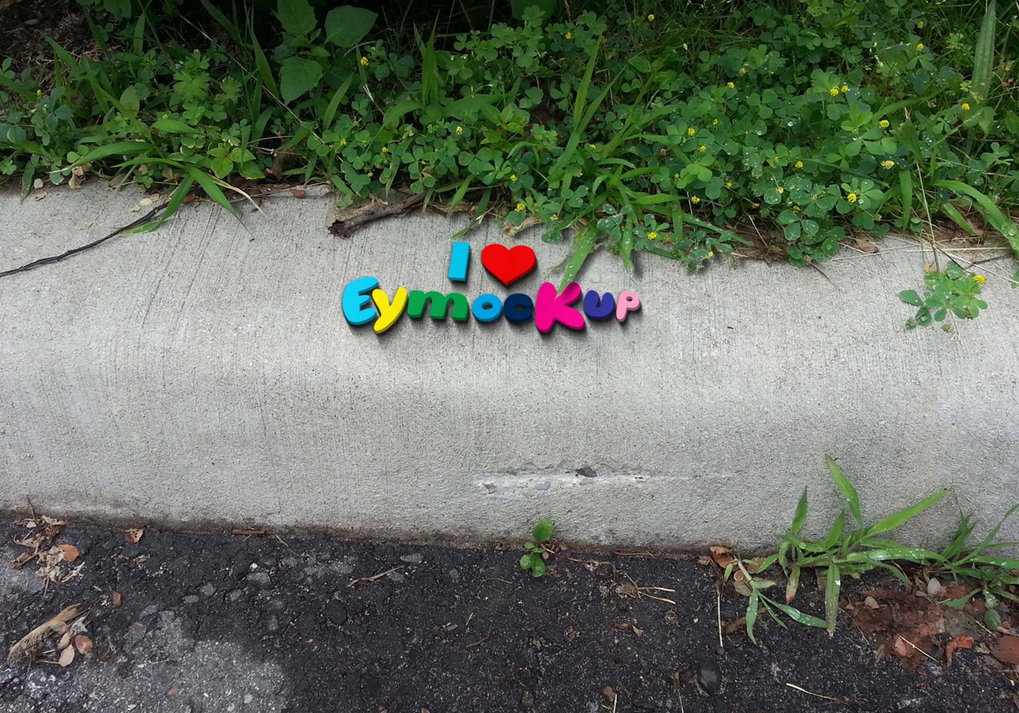 Simple and Modern 3D Logo Mockup 4