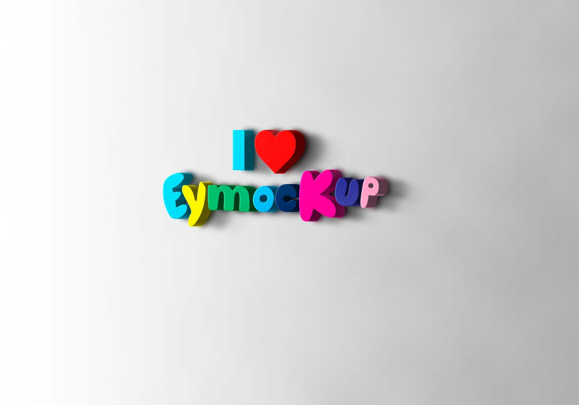 Simple and Modern 3D Logo Mockup 7