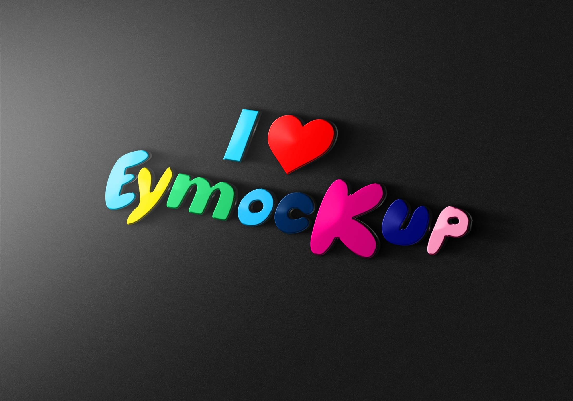 Simple and Modern 3D Logo Mockup 8