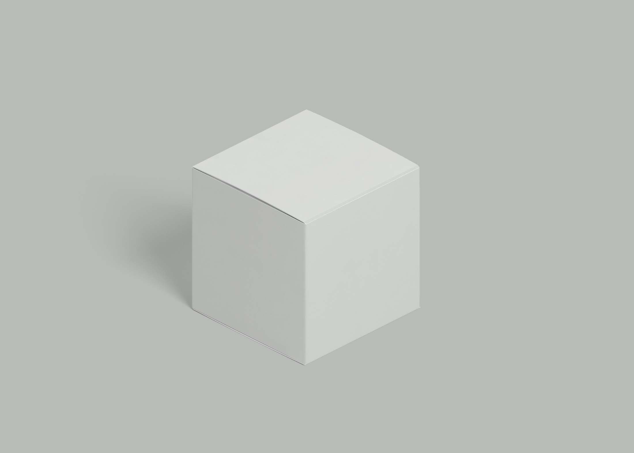 Square Paper Box Mockup PSD 13