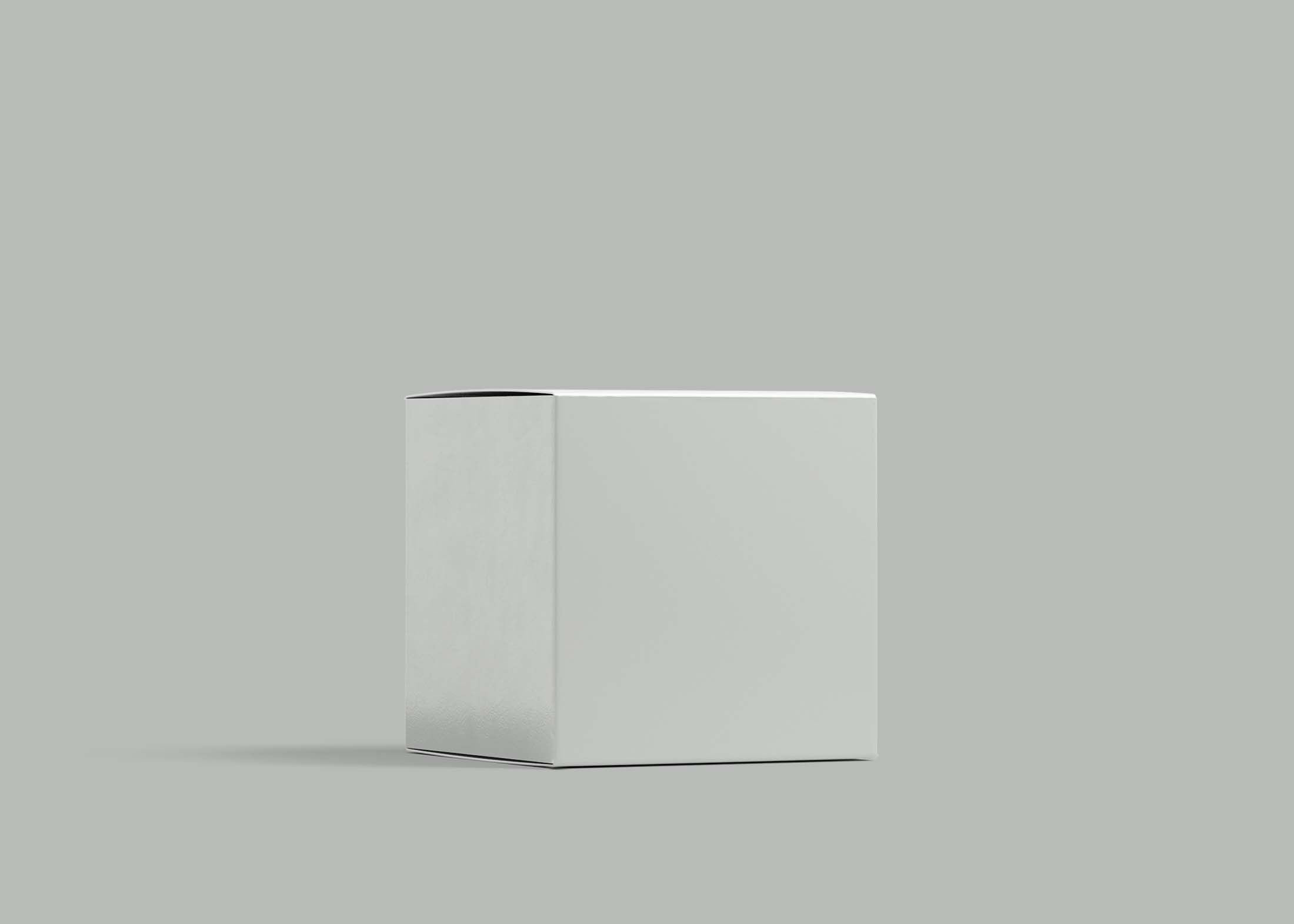 Square Paper Box Mockup PSD 18