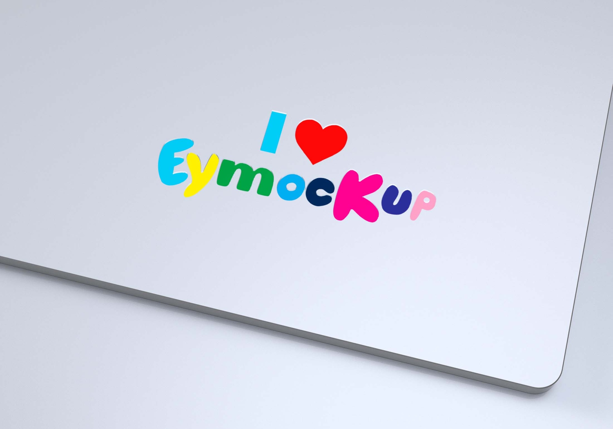 White Paper Logo Mockup PSD 4