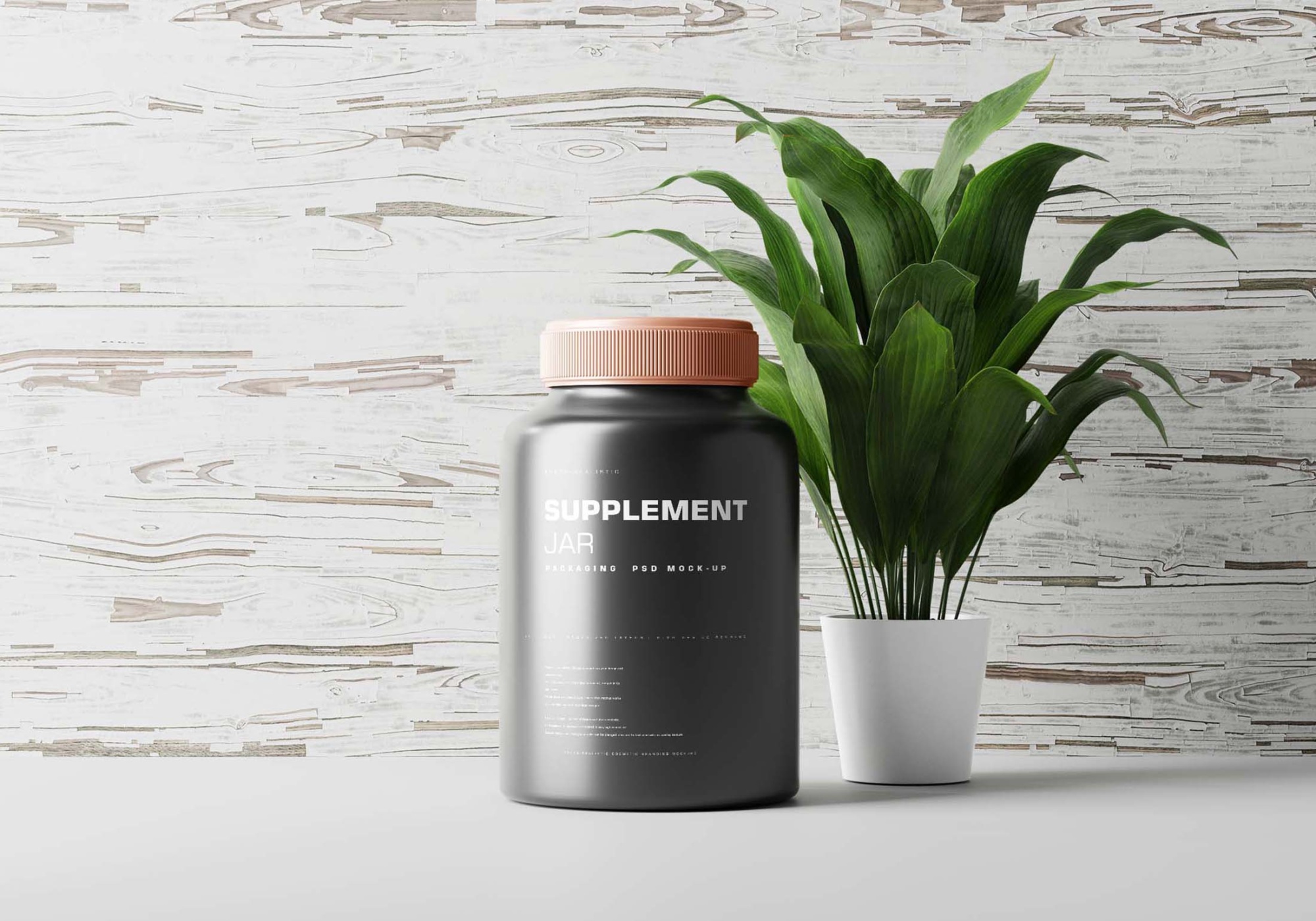 GYM Supplement Bottle MockupPSD 2