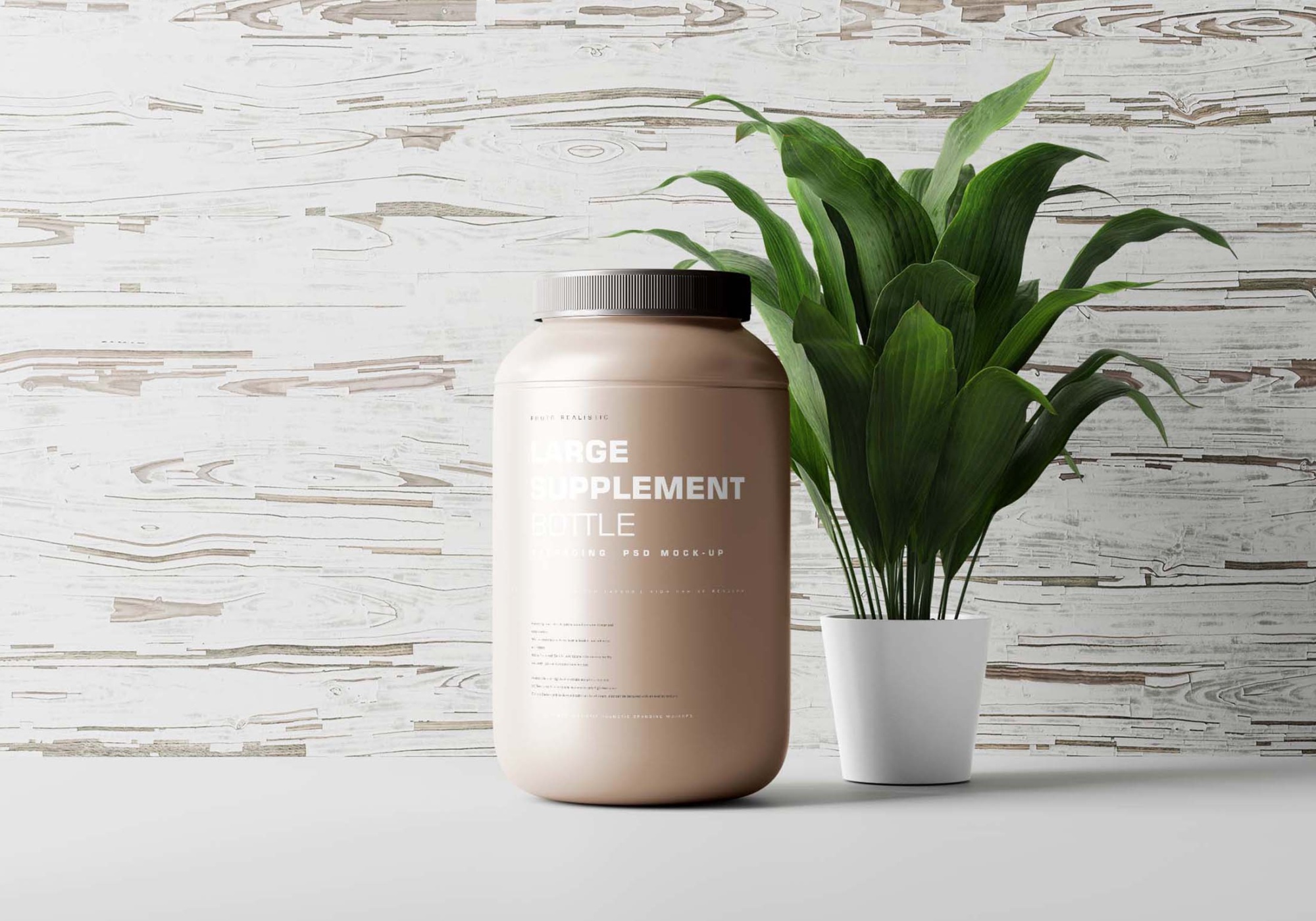 GYM Supplement Bottle MockupPSD 3