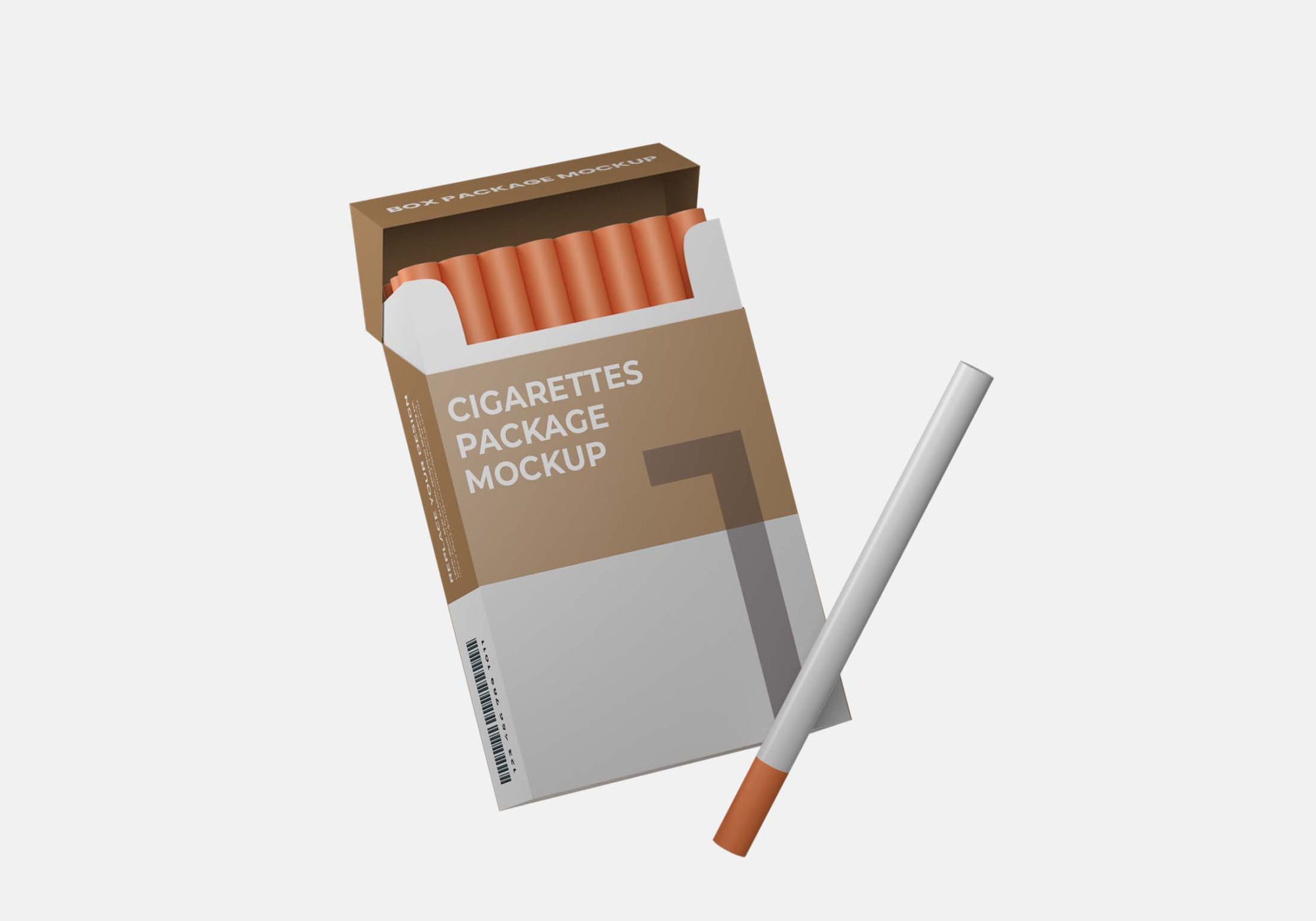 Premium Gold Flake Cigarette Mockup Gold Flake Cigarette MockupPSD 3