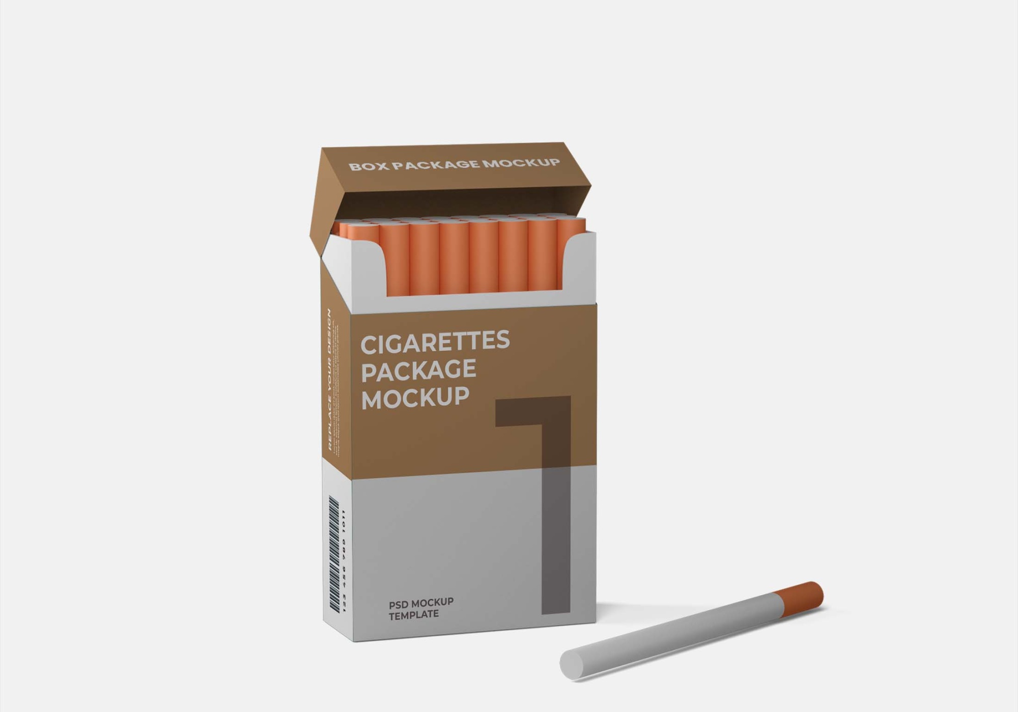 Premium Gold Flake Cigarette Mockup Gold Flake Cigarette MockupPSD 4