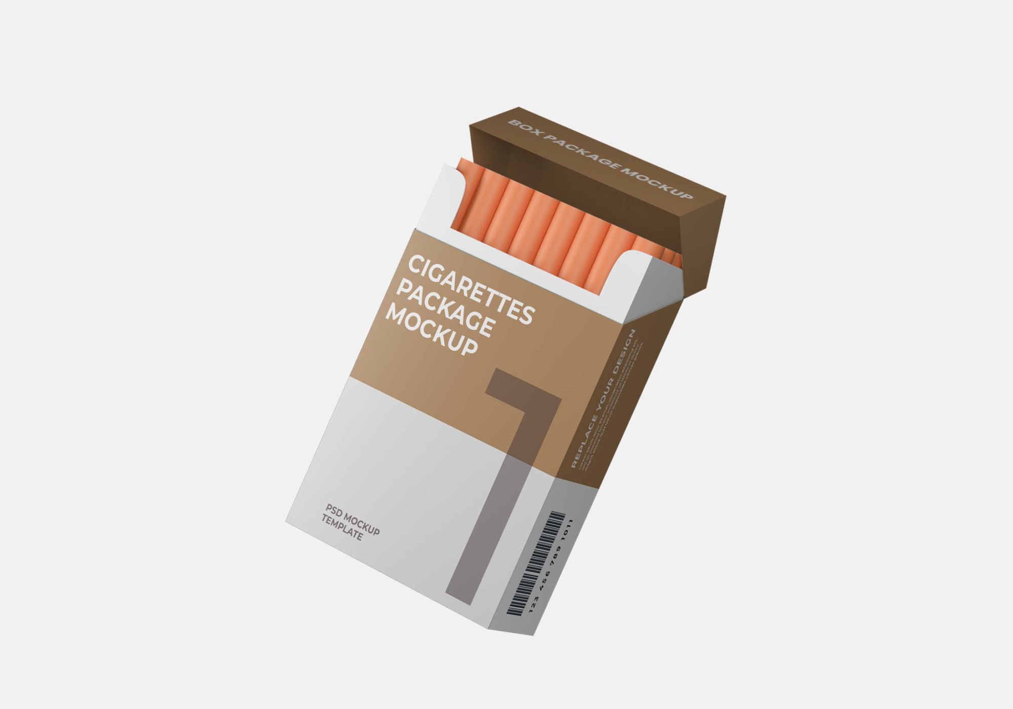 Premium Gold Flake Cigarette Mockup Gold Flake Cigarette MockupPSD 5