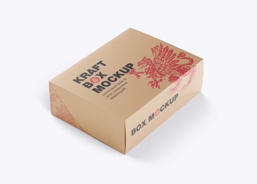 Paper Box Mockup (PSD) Paper Box Mockup PSD 1