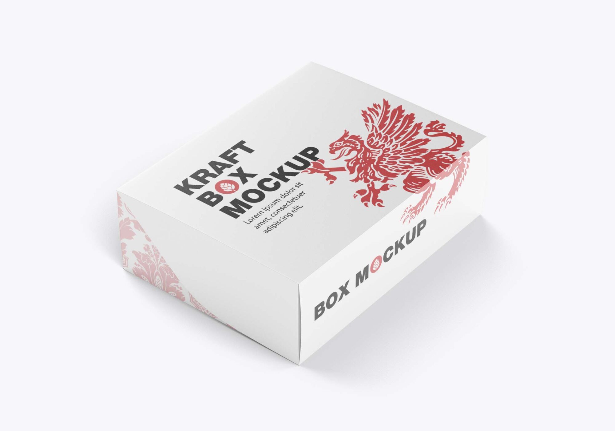 Paper Box Mockup (PSD) Paper Box Mockup PSD 2