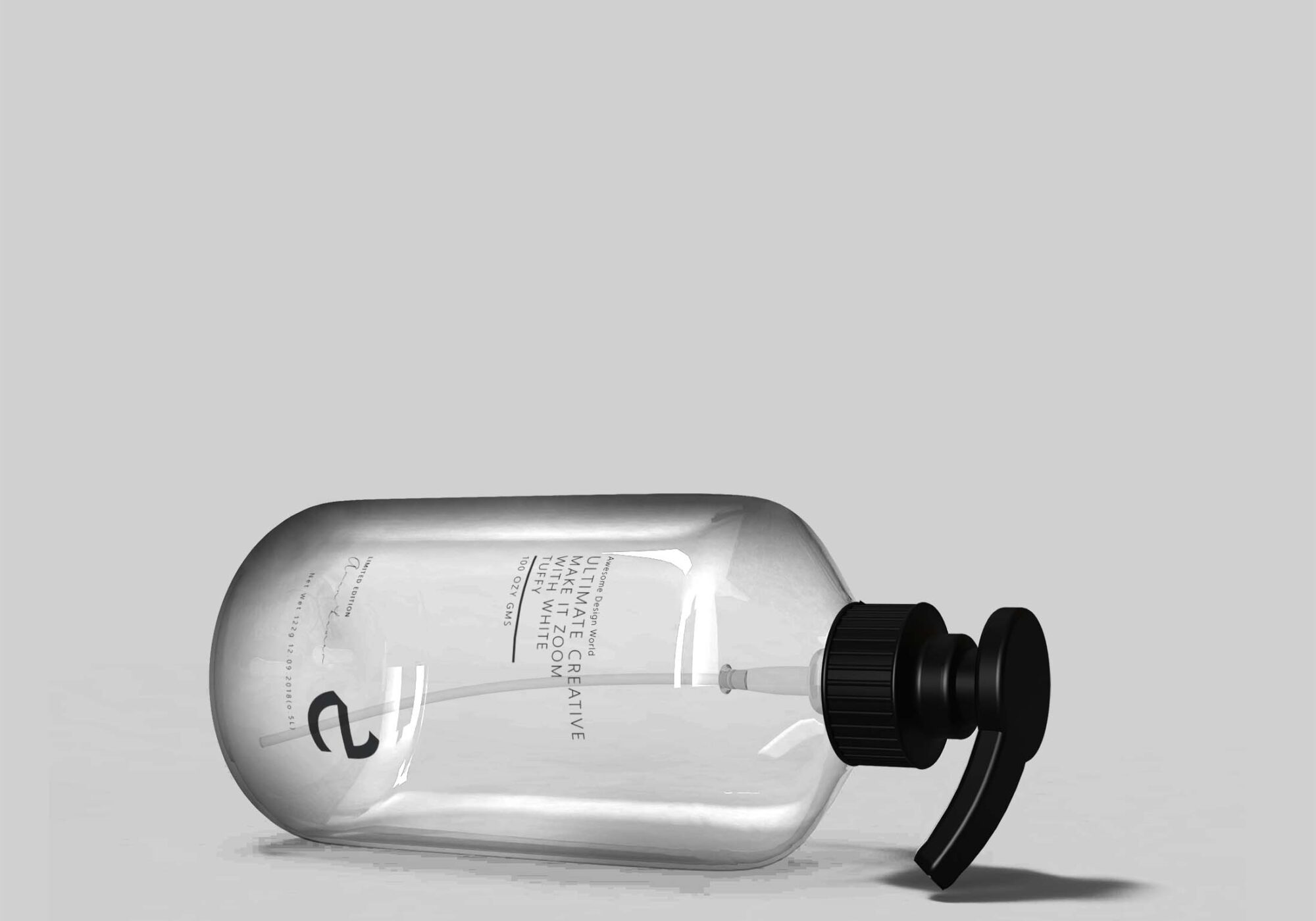 Pump Bottles Mockup PSD 3