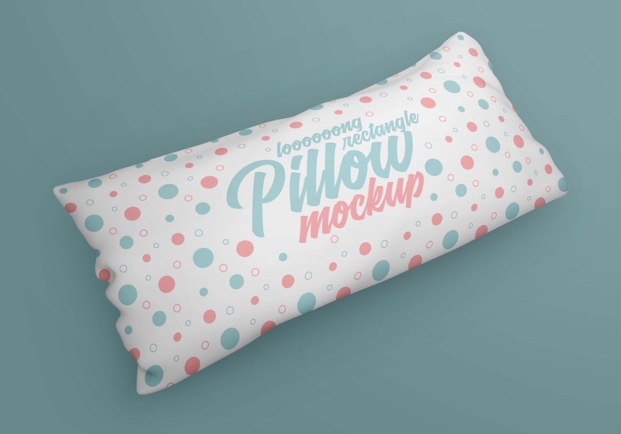 Rectangular Pillow Mockup PSD 1