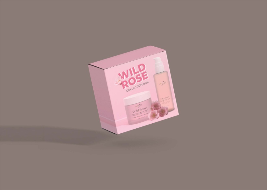 Rose Packaging Box Mockup 2