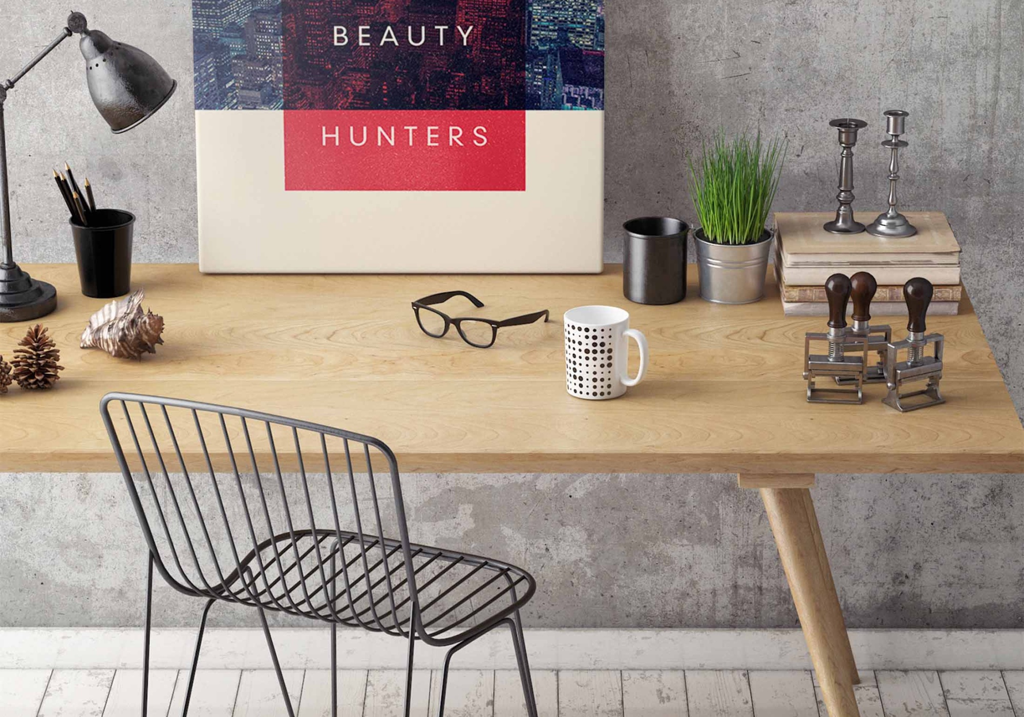 Wall Poster Mockup (PSD) Wall Poster Mockup PSD 4