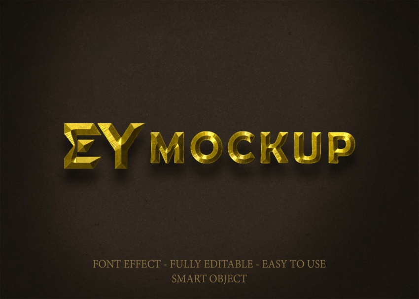 Brown Metal Mockup Brown Metal Mockup 2