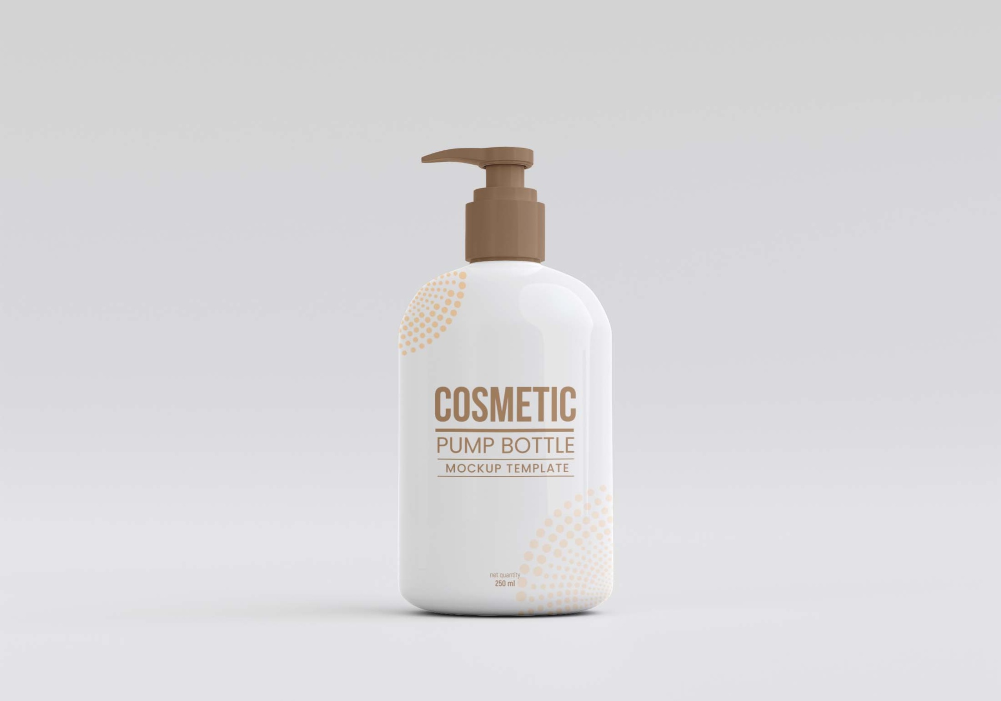 Cosmetic Pump Bottle Mockup 2