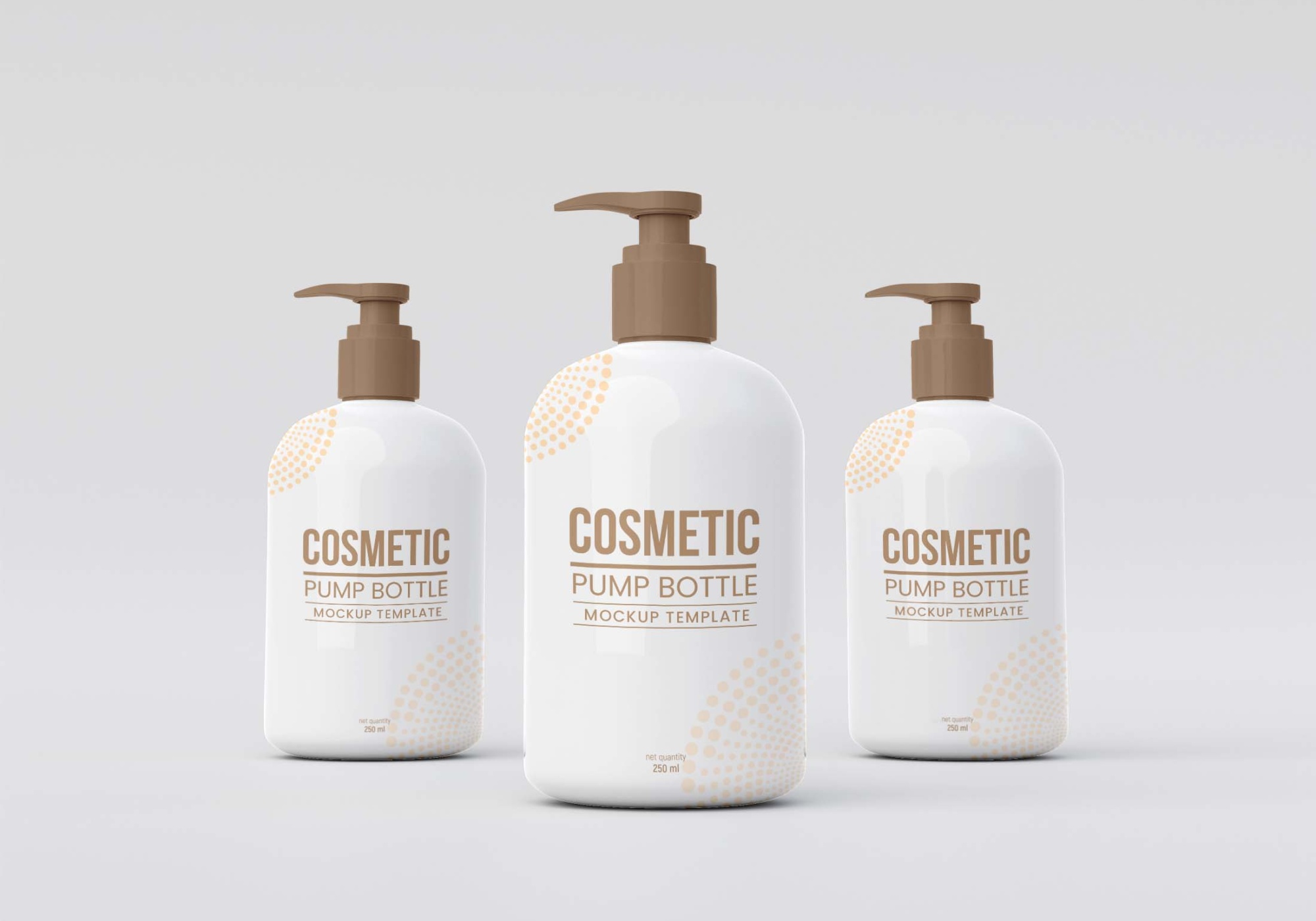 Cosmetic Pump Bottle Mockup 3