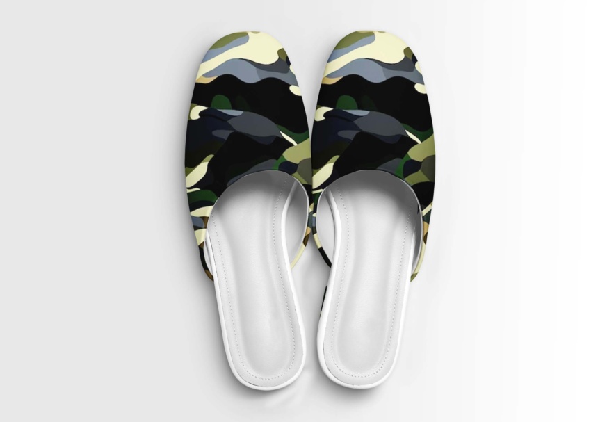 Female Slippers Mockup Female Slippers Mockup 1
