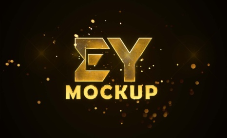 Gold Text Effect Mockup 1