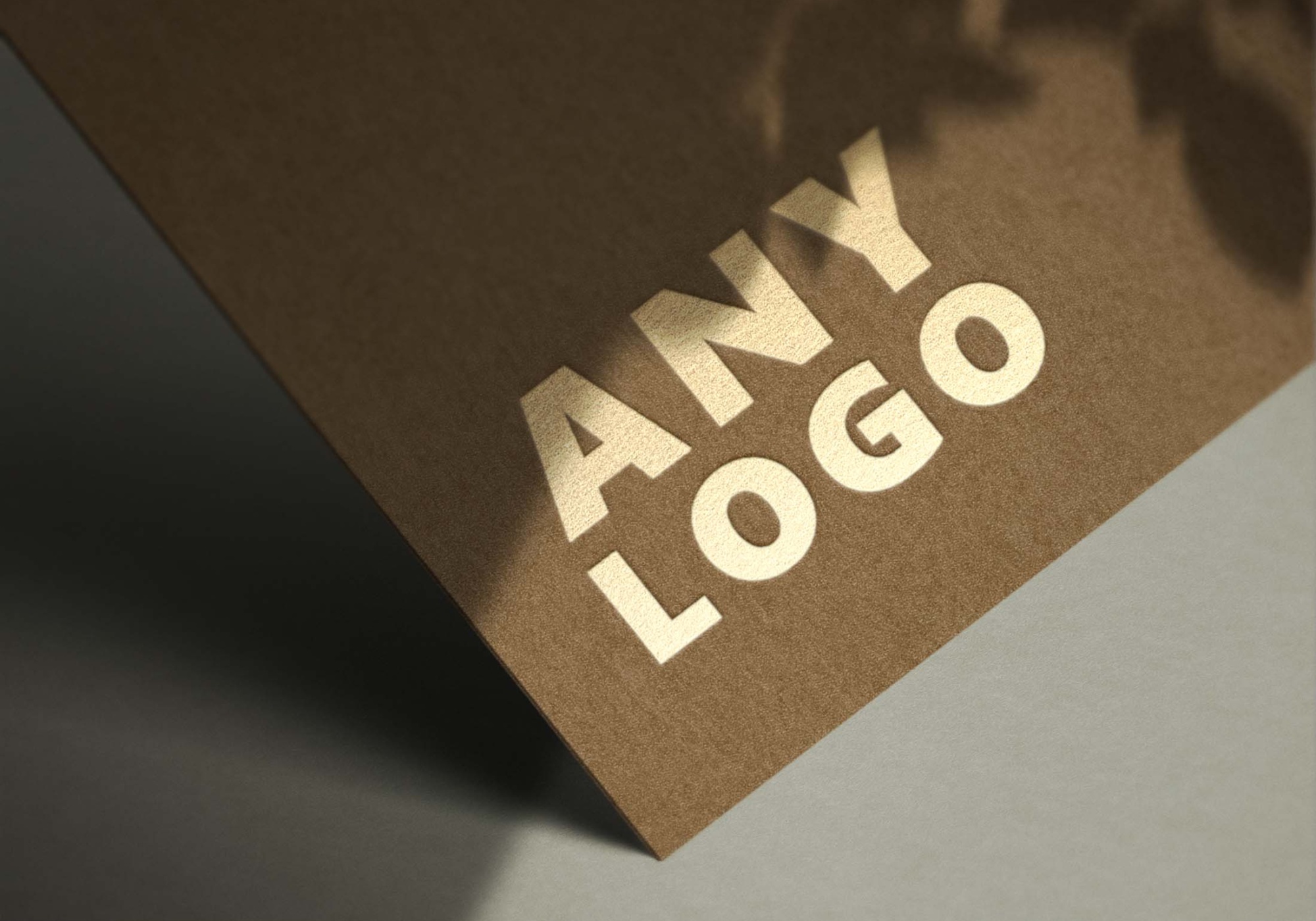 Leather Logo Mockup PSD 2