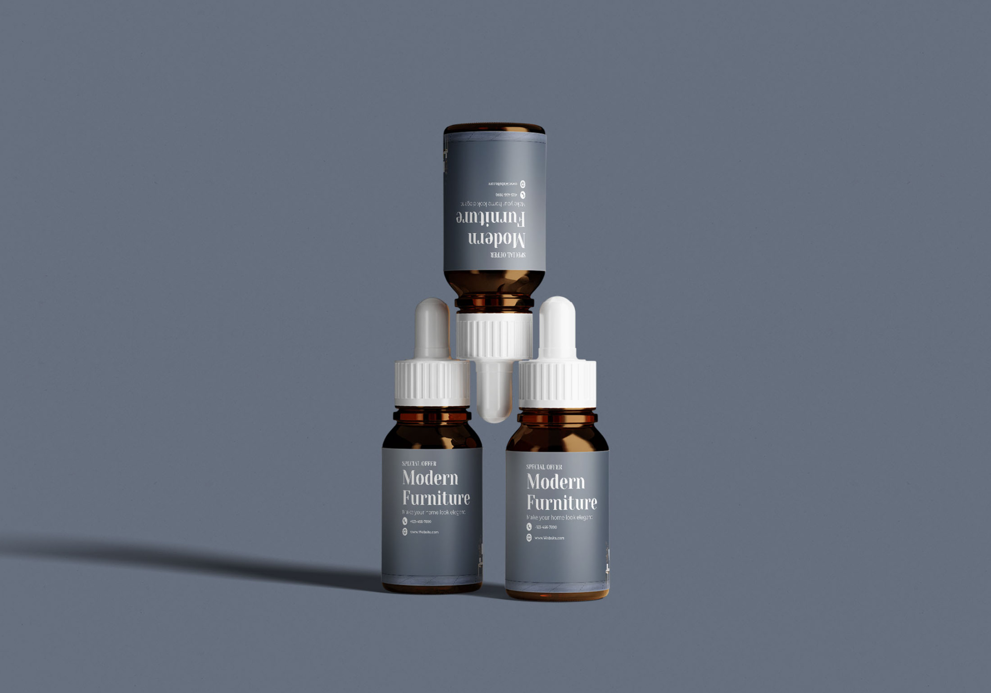 Luxury Dropper Bottle Mockup 4