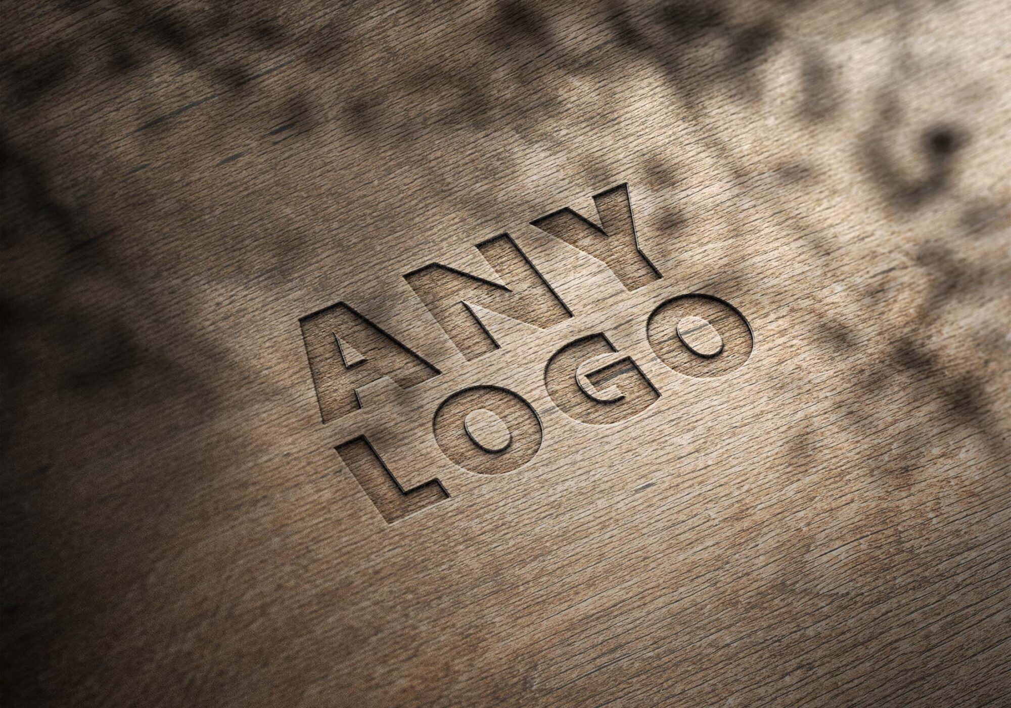 Wood Pressed Logo Mockup Wood Pressed Logo Mockup 2