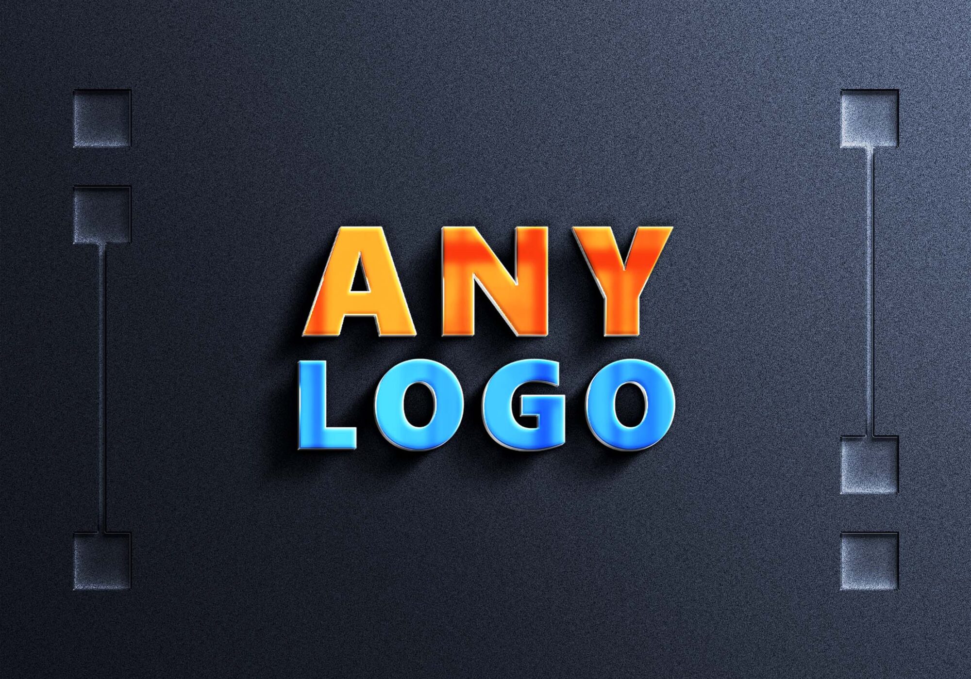 3D Led Logo Mockup 3D Led Logo Mockup 1