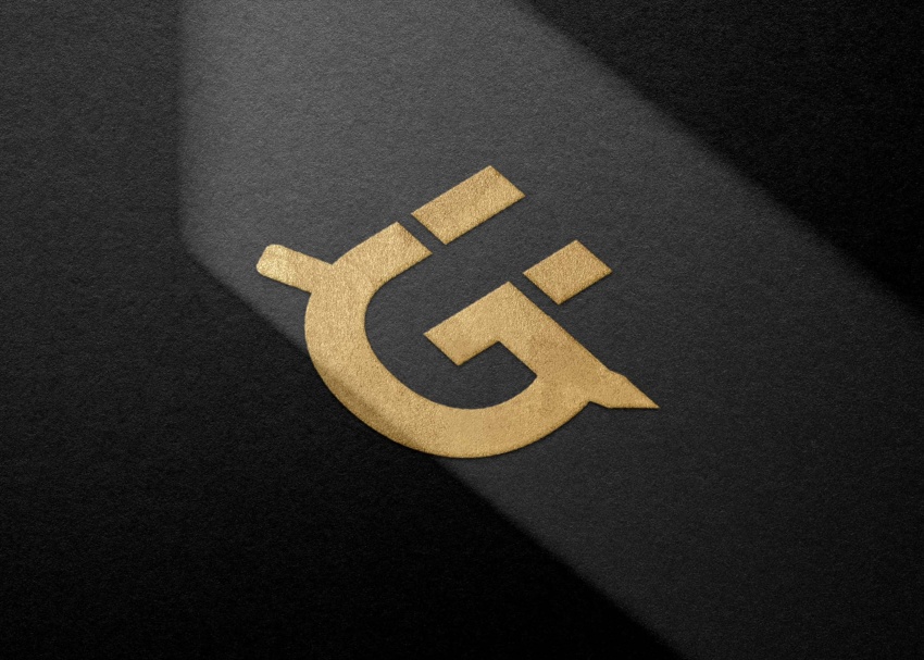 Gold Foil Stamping Logo Mockup Gold Foil Stamping Logo Mockup 1