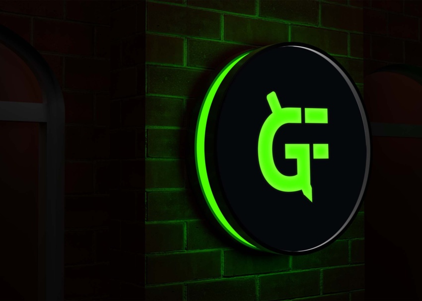 Green Light Sign Mockup Green Light Sign Mockup 1