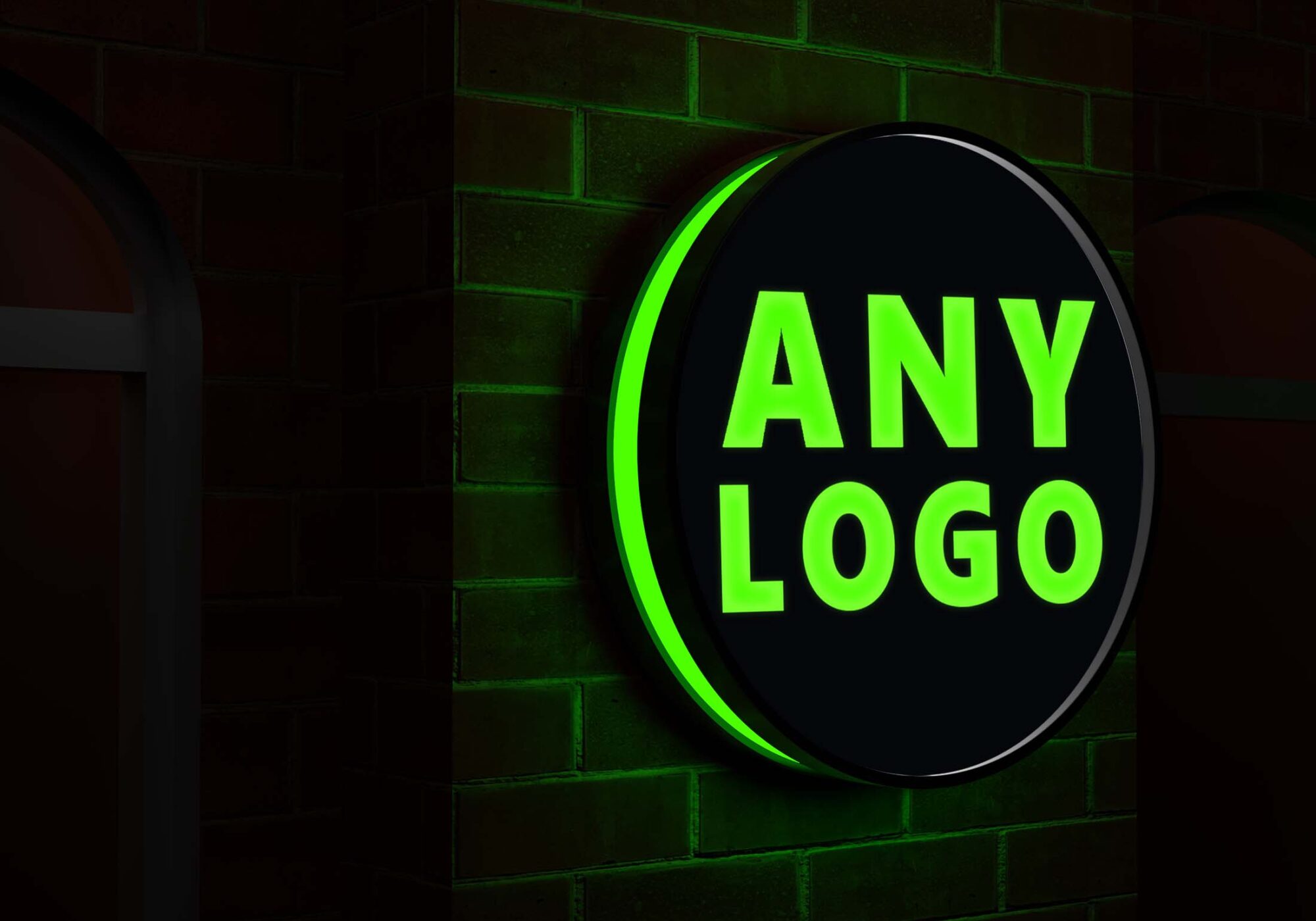 Green Light Sign Mockup Green Light Sign Mockup 2