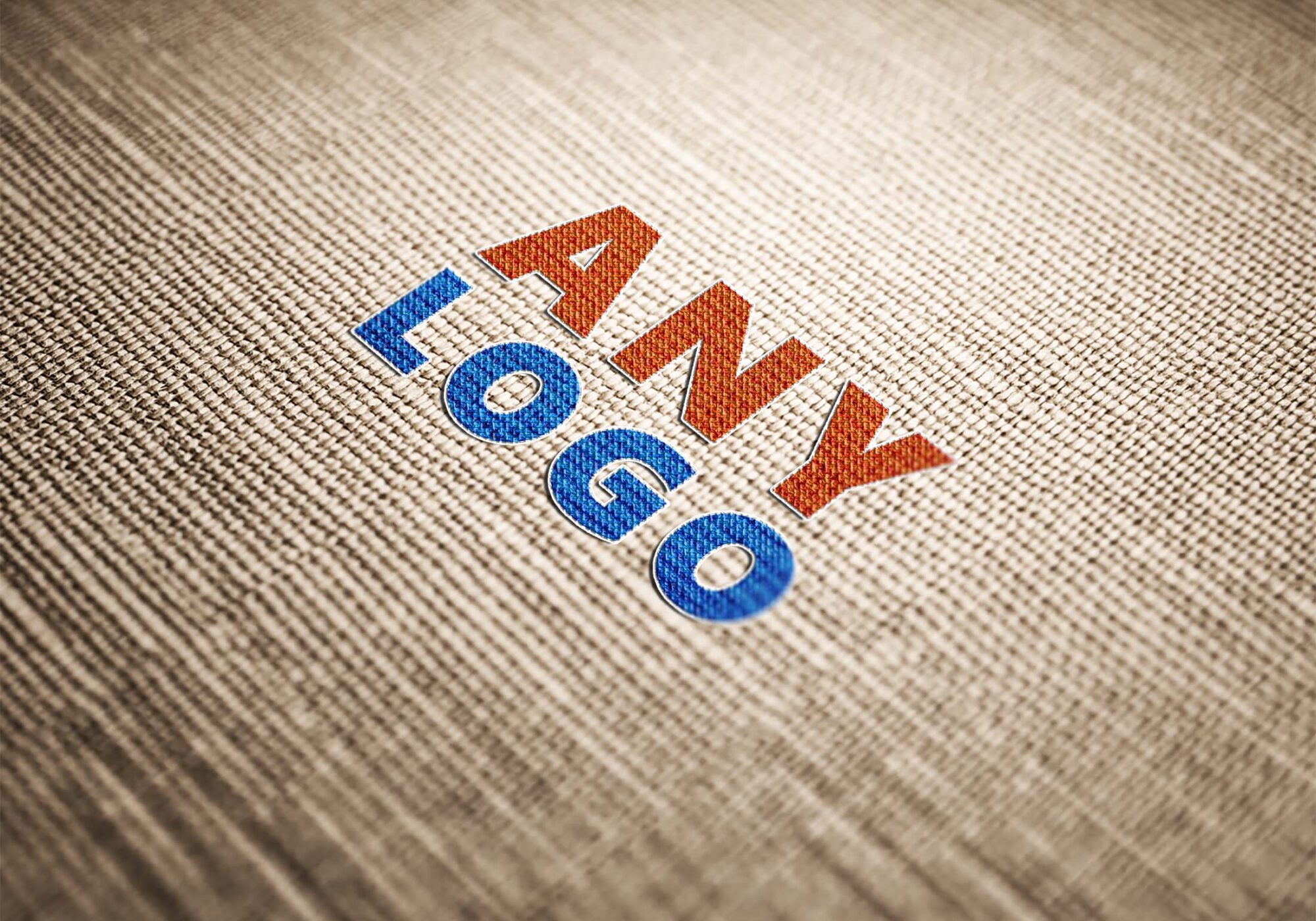 Jute Sheet Logo Mockup Jute Sheet Logo Mockup 2
