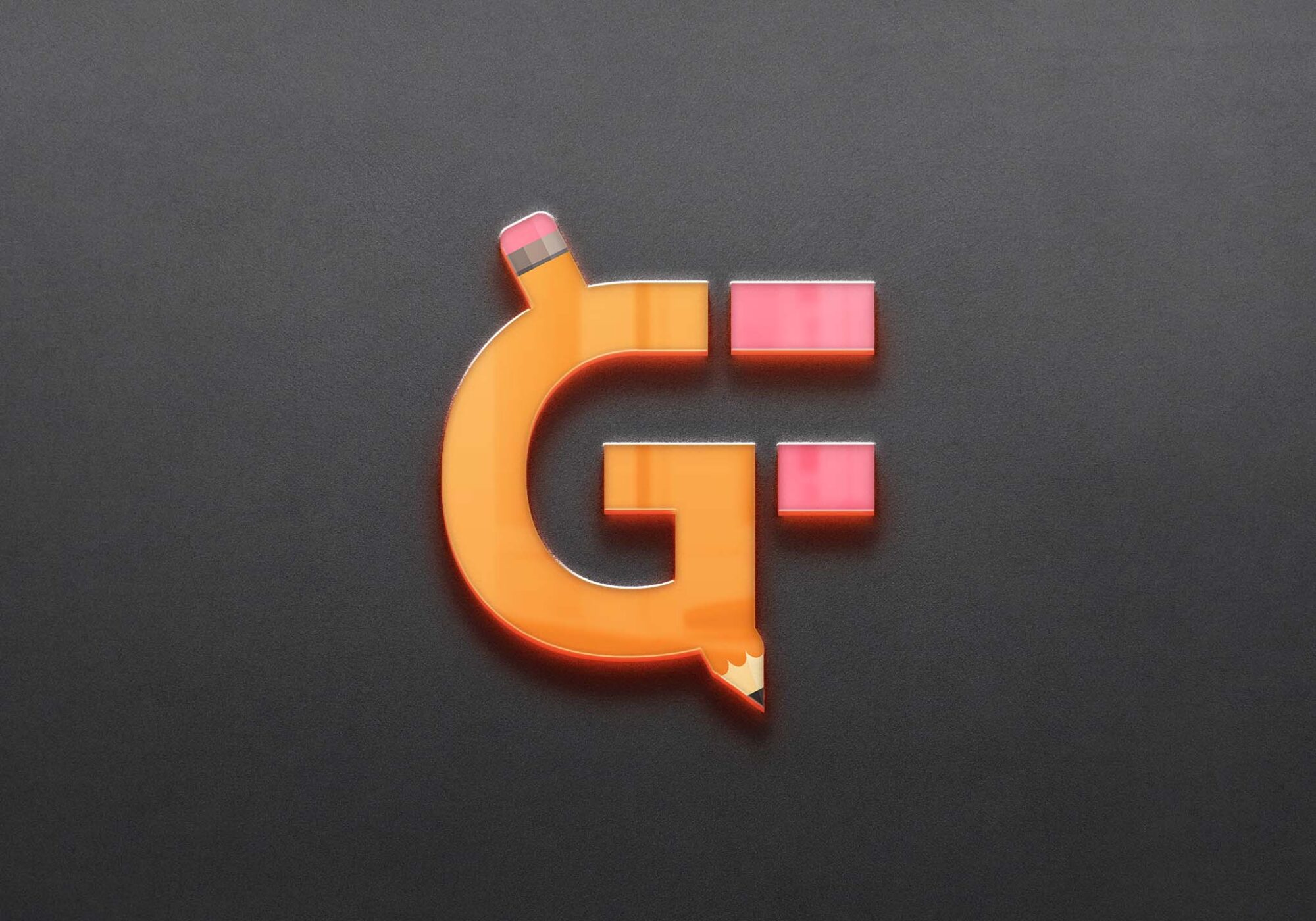 5 3D Wall Logo Mockup Free Download 2