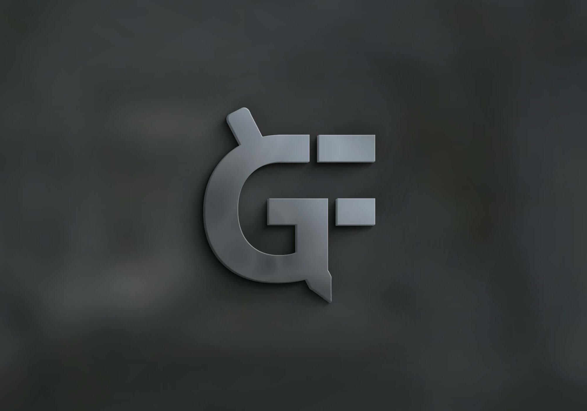 5 3D Wall Logo Mockup Free Download 3