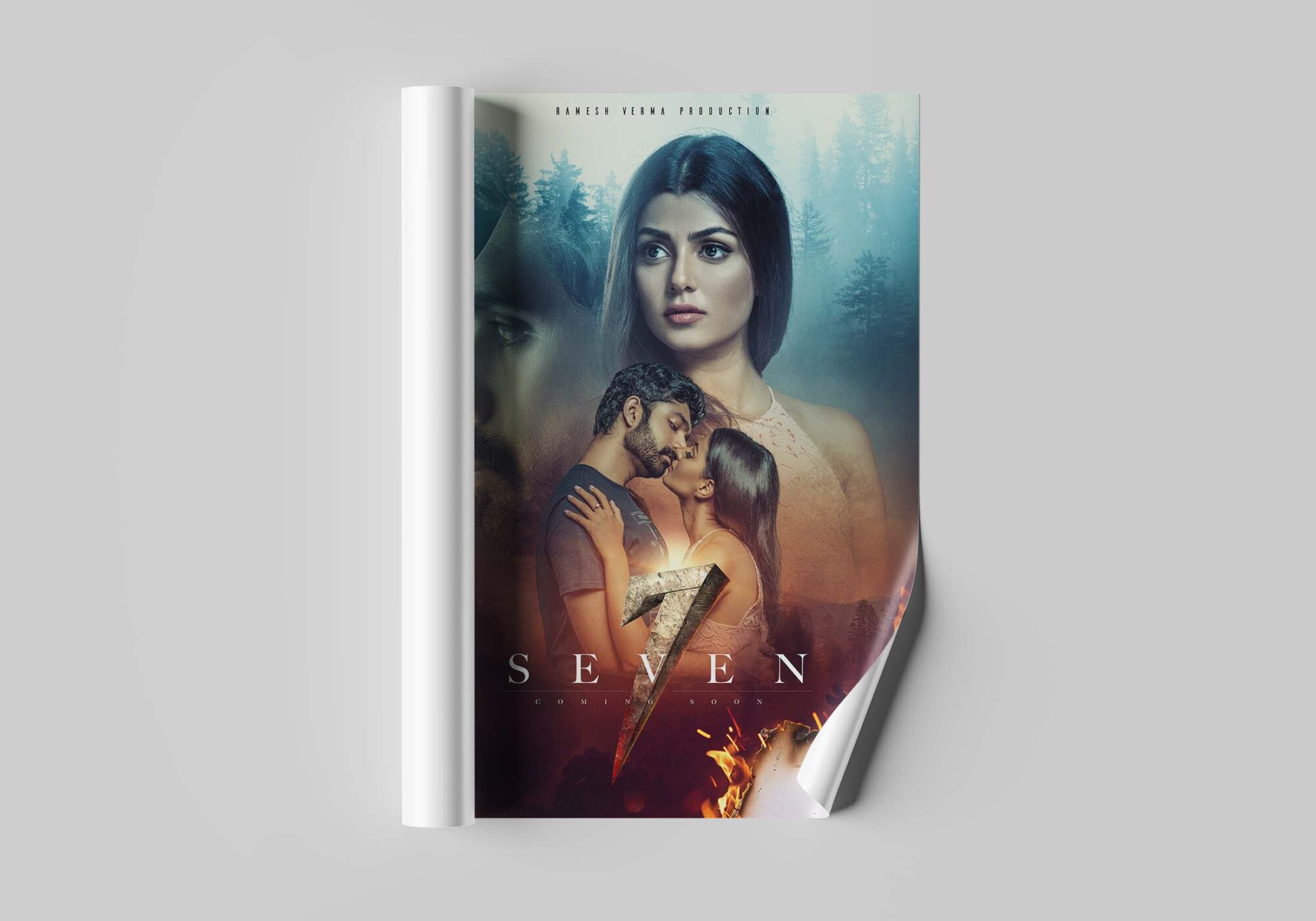 Cinema Poster Mockup Cinema Poster Mockup 4