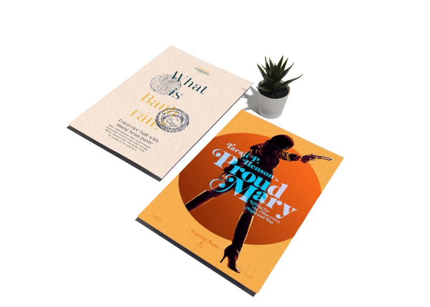 Free Neon Poster Mockup Free Neon Poster Mockup