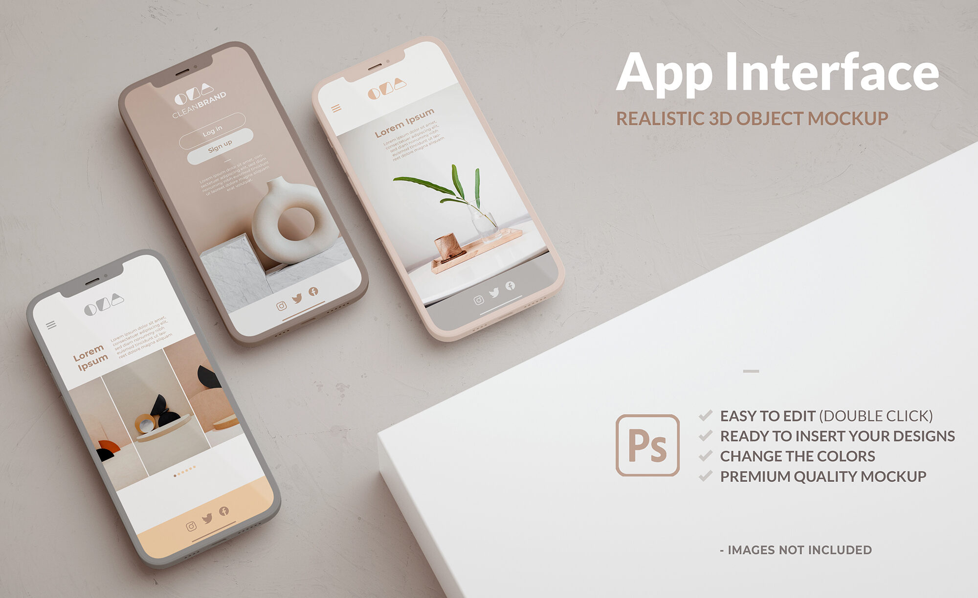 Mobile Application Presentation Mockup Mobile Application Presentation Mockup 2