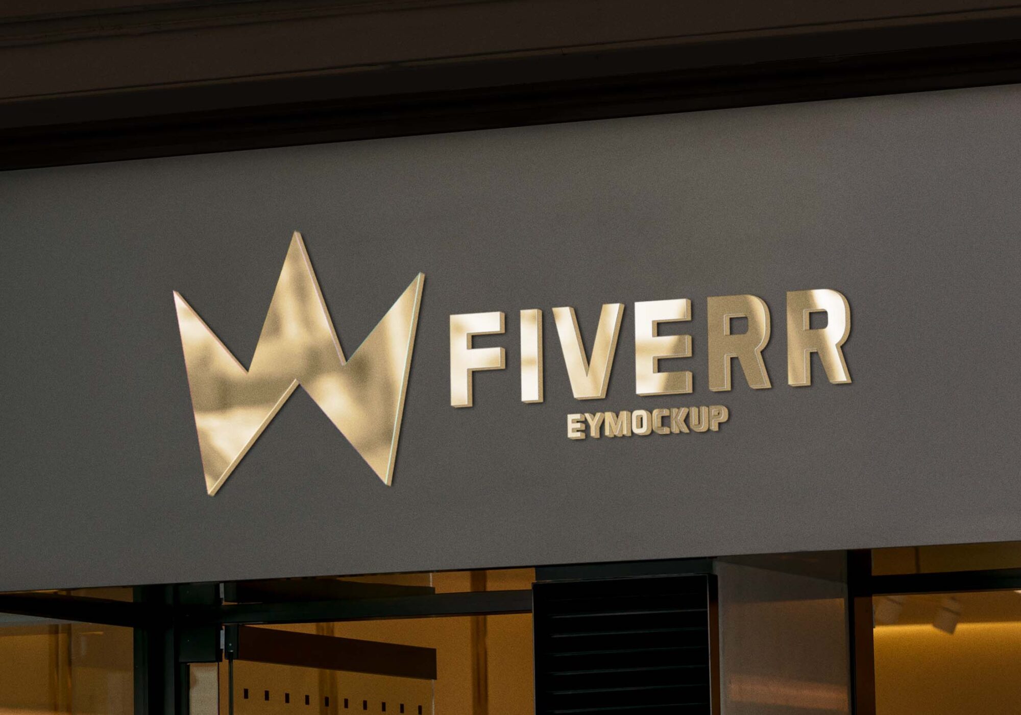 Restaurant Sign PSD Mockup restaurant sign psd mockup 3