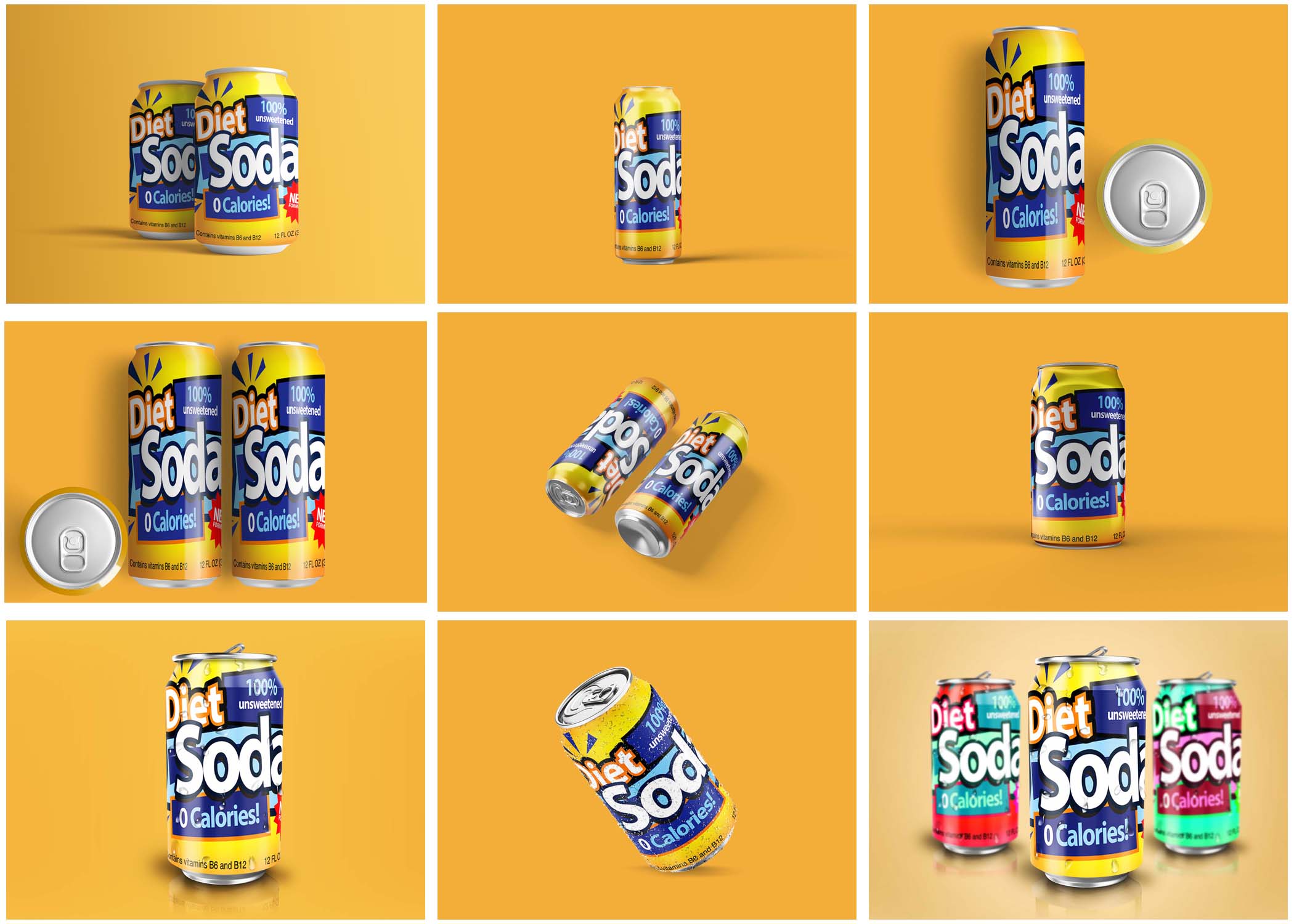 The Ultimate Guide to Soda and Drink Can Mockups 8