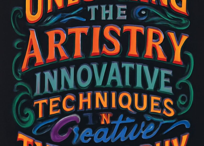 Unlocking the Artistry: Innovative Techniques in Creative Typography featured 1750092593730