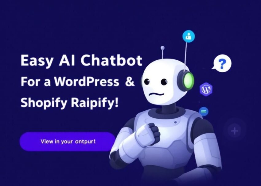 ai chatbot setup wordpress shopify