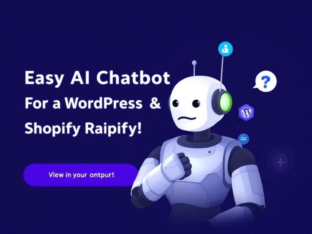 Easy AI Chatbot Setup for WordPress & Shopify ai chatbot setup wordpress shopify