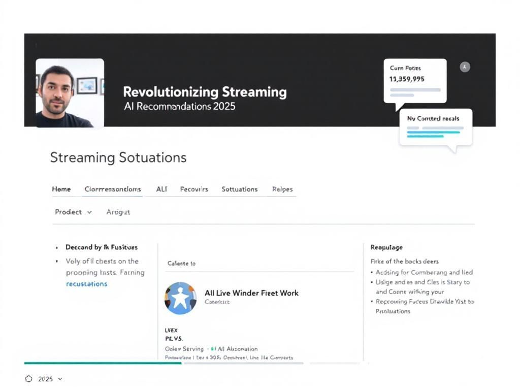 ai recommendations streaming 2025