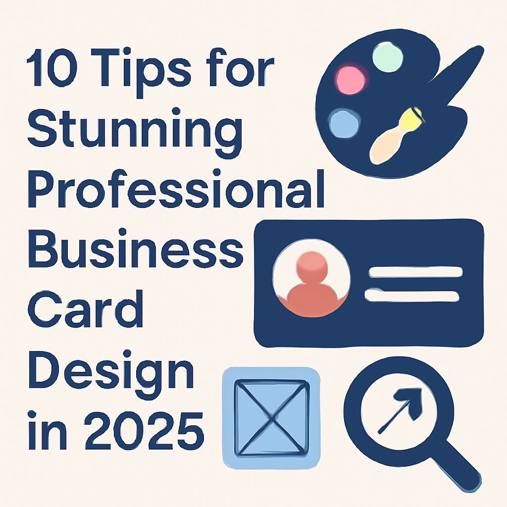 10 Tips for Stunning Professional Business Card Design in 2025 business card design tips