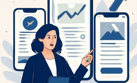 Blog expert mobile app ui design