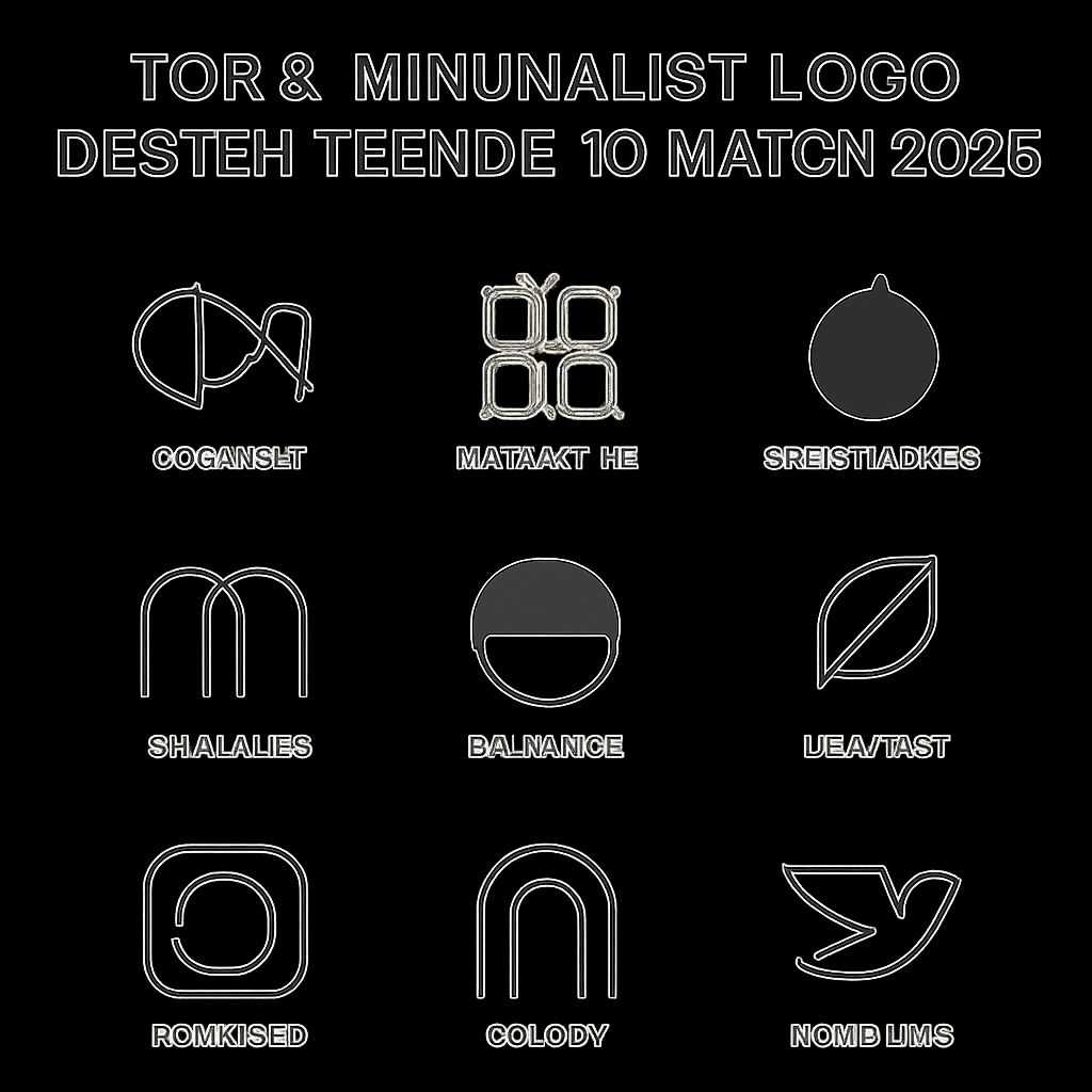 Top 8 Minimalist Logo Design Trends to Watch in 2025 minimalist logo design trends